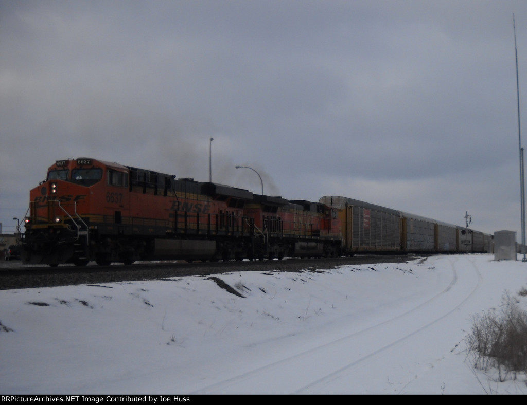 BNSF 6637 East